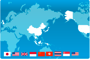 Worldwide, Japan, the US, the UK, South Korea, China, Hong Kong, Thai, Singapore, Malaysia and Indonesia